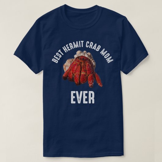 Beste Hermit Crab Mama 5 T-Shirt (Design vorne)