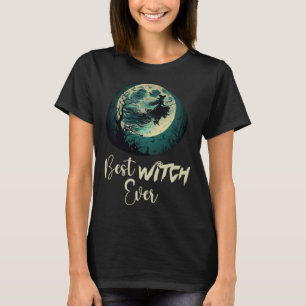 Beste Hexe auf einem Zimmer mystisch T-Shirt