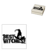 Beste Hexen Halloween Punchelgrüße Briefmarke der Gummistempel (Stempel)