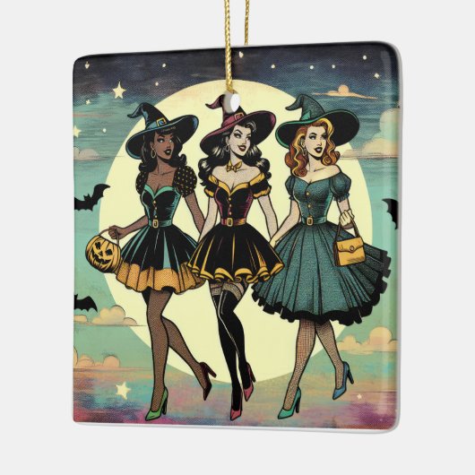 Beste Hexen Keramikornament (Links)