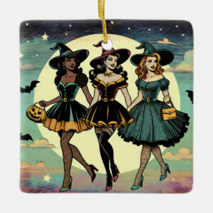 Beste Hexen Keramikornament