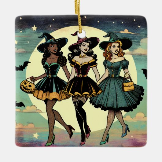 Beste Hexen Keramikornament (Vorderseite)