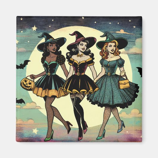 Beste Hexen Magnet (Vorne)