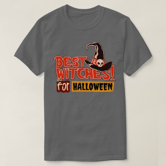 Beste Hexen zu Halloween T-Shirt (Design vorne)