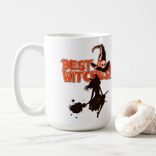 Beste Hexenmeisterschaft-Tasse Kaffeetasse (Mit Donut)