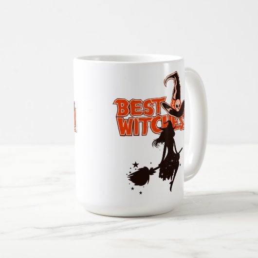 Beste Hexenmeisterschaft-Tasse Kaffeetasse (VorderseiteRechts)