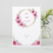 beste Hochzeitskarte Einladung (Stehend Vorderseite)