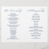 Beste Hochzeitsprogramme für die Seestreitkräfte (Rückseite)