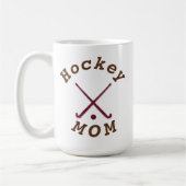 Beste "Hockey MAMA" jemals! Muttertag Kaffeetasse (Links)