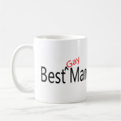 Beste homosexueller Mann-Hochzeit Kaffeetasse (Links)