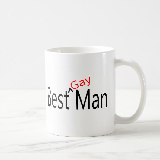 Beste homosexueller Mann-Hochzeit Kaffeetasse (Rechts)