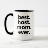 Beste Host-Mama je Kaffee-Tasse Tasse (Links)