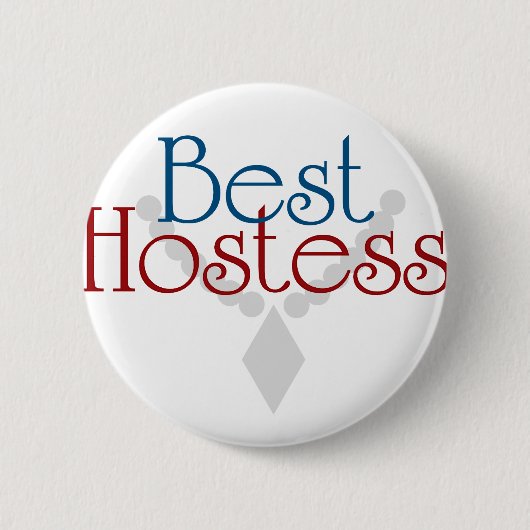 Beste Hosteß Button (Vorderseite)