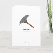 Beste Housekeeper Dankeskarte (Rückseite)