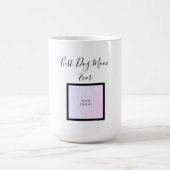Beste Hund-Mama je Script-Hundebesitzer mit Foto Kaffeetasse (Mittel)