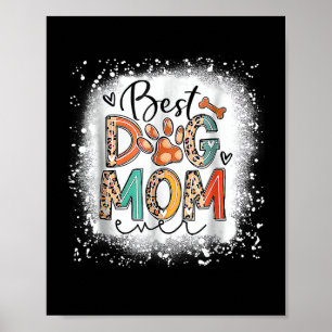 Beste Hunde-Mama Allerzeit Gebleicht Muttertag Hun Poster