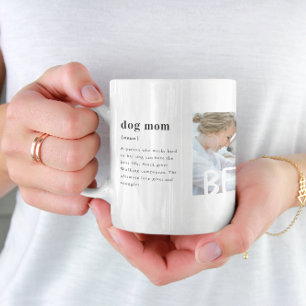 Beste Hunde-Mama-Definition Drei Fotos Kaffeetasse