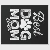 Beste Hunde-Mama je Blanket Geschenkpapier (Flach)