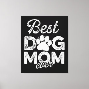 Beste Hunde-Mama je Blanket Leinwanddruck