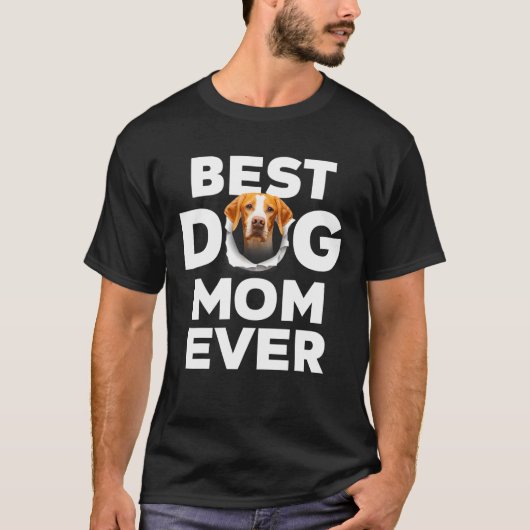 Beste Hunde-Mama je Englisch Pointer Liebhaber von T-Shirt (Vorderseite)