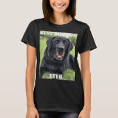 Beste Hunde-Mama je Foto Spaß Niedliche Welpe Pet T-Shirt (Vorderseite)