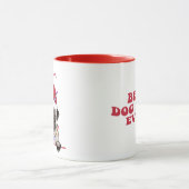 Beste Hunde Mama je Hund Personalisiert Weihnachts Tasse (Zentrum)