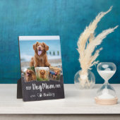 Beste Hunde-Mama je Personalisiert 4 Haustiere Fot Fotoplatte (Seite)