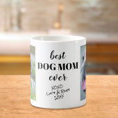 Beste Hunde-Mama je Personalisierte Fotos Namen Kaffeetasse