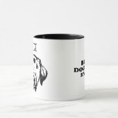 Beste Hunde-Mama je Personalisierte Hand Zeichnend Tasse (Zentrum)
