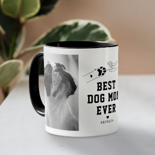 Beste Hunde-Mama je Personalisiertes Foto Tasse