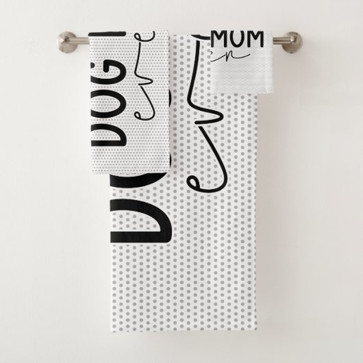 Beste Hunde-Mama je Spaß und stilvolles Geschenk f Badhandtuch Set (Insitu)