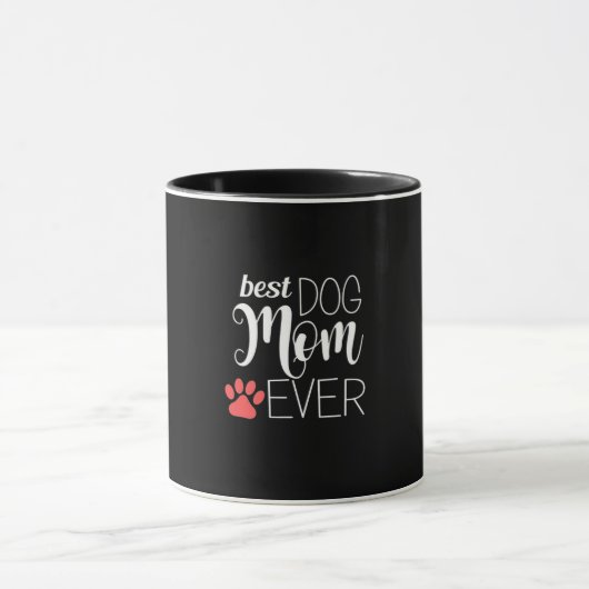  Beste Hunde-Mama je Tasse (Zentrum)