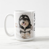 Beste Hunde-Mama je von Hund zwei Foto benutzerdef Kaffeetasse (Links)