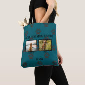 Beste Hunde Mama/Vater etc. Paw Prints Tasche (Von Nahem)