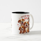 Beste Hunde Tasse Kaffeeliebhaber Niedliche Tasse  (VorderseiteRechts)