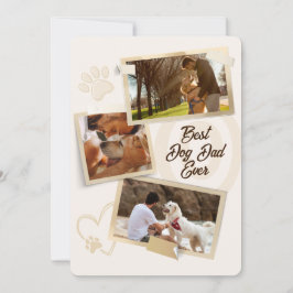 Beste Hunde-Vater-Karten für Fotos Karte