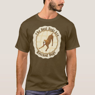 Beste Hunde werden - Boxer gerettet T-Shirt