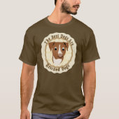 Beste Hunde werden gerettet (Pitbull) T-Shirt (Vorderseite)