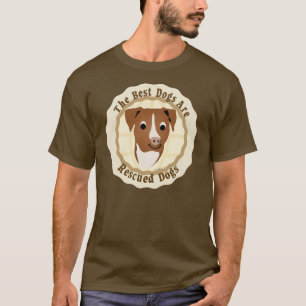 Beste Hunde werden gerettet (Pitbull) T-Shirt