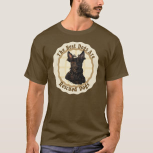 Beste Hunde werden gerettet - Schottischer Terrier T-Shirt