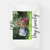 Beste Hundefamilie Mutter Papa Tierfreund Urlaub Banner (Vertikal)