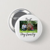 Beste Hundefamilie Mutter Papa Tierfreund Urlaub Button (Vorne & Hinten)
