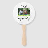 Beste Hundefamilie Mutter Papa Tierfreund Urlaub Fächer (Rückseite)