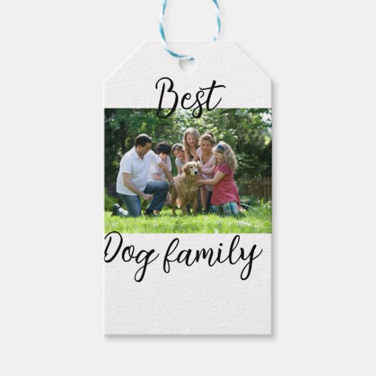 Beste Hundefamilie Mutter Papa Tierfreund Urlaub Geschenkanhänger (Vorderseite)