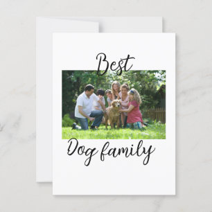 Beste Hundefamilie Mutter Papa Tierfreund Urlaub Postkarte