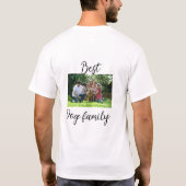 Beste Hundefamilie Mutter Papa Tierfreund Urlaub T-Shirt (Rückseite)