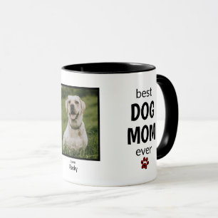 Beste Hundemutter Aller Zeiten Foto Name Pfotenabd Tasse