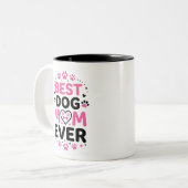 Beste Hundemutter Aller Zeiten Kaffeetasse (Vorderseite Links)