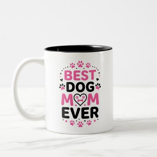 Beste Hundemutter Aller Zeiten Kaffeetasse (Links)