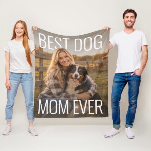 Beste Hundemutter Aller Zeiten PhotoPop Fleecedecke